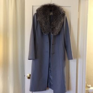 MICHAEL by Michael Kors coat with fox fur collar